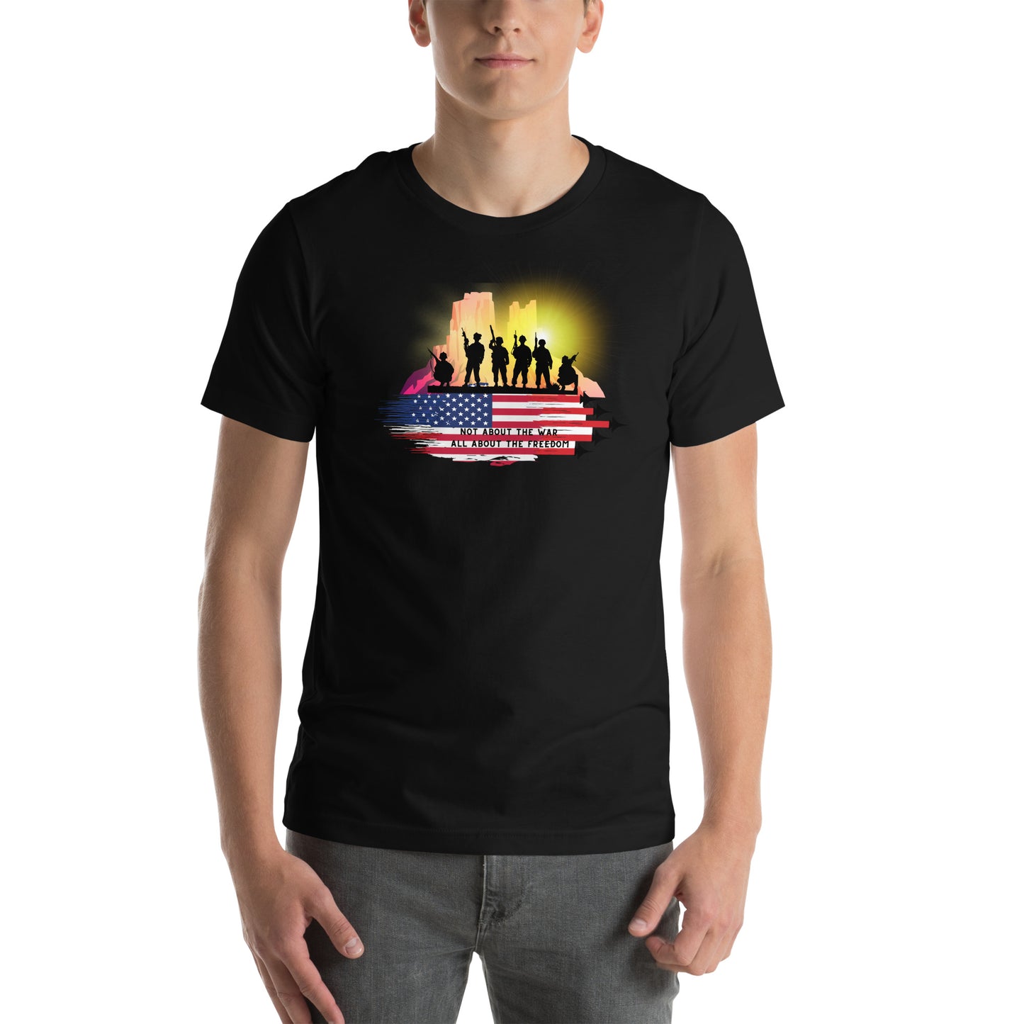 Patriotic American Flag Unisex T-Shirt