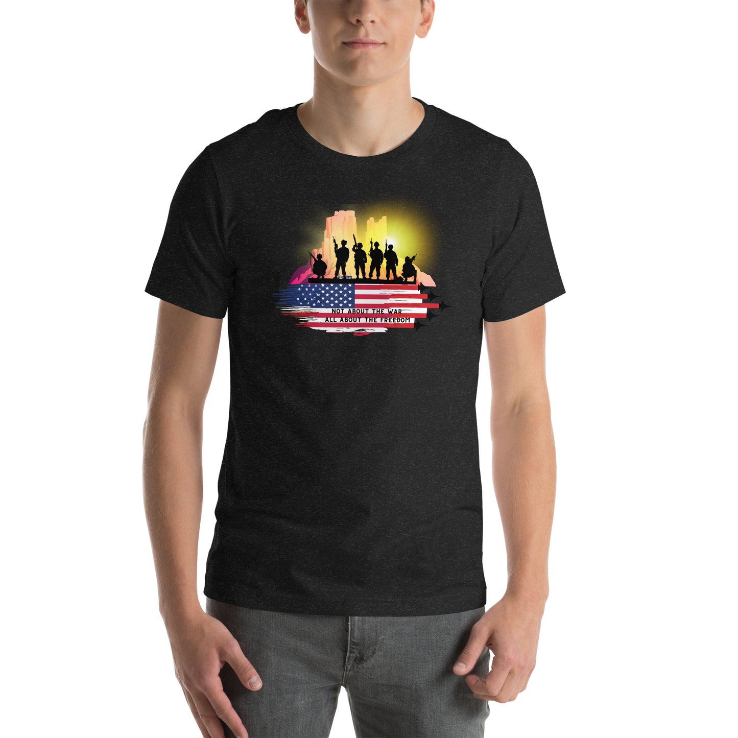Patriotic American Flag Unisex T-Shirt
