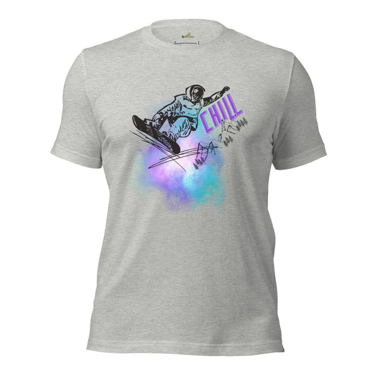 Skiing Chill Out Unisex T-Shirt