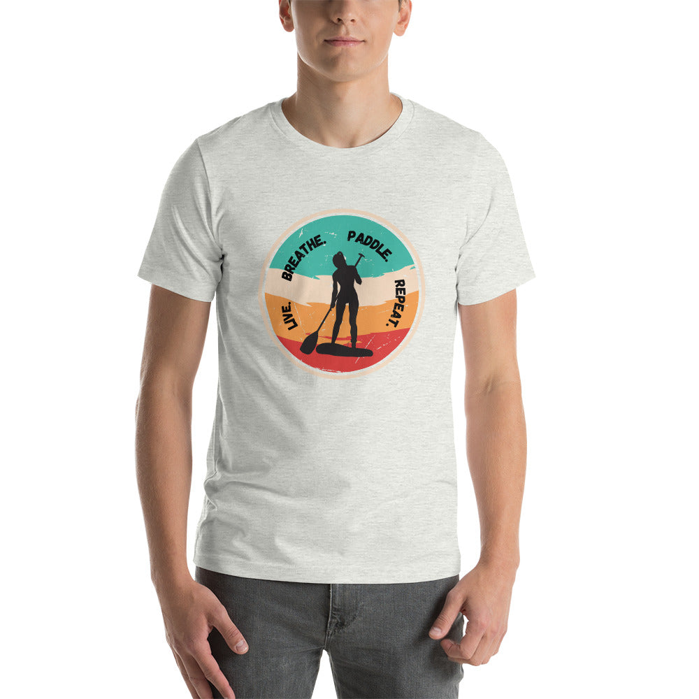 Paddleboarding Live, Breath Unisex T-Shirt