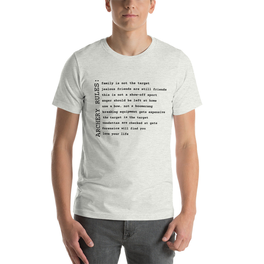 Archery Rules Unisex T-Shirt