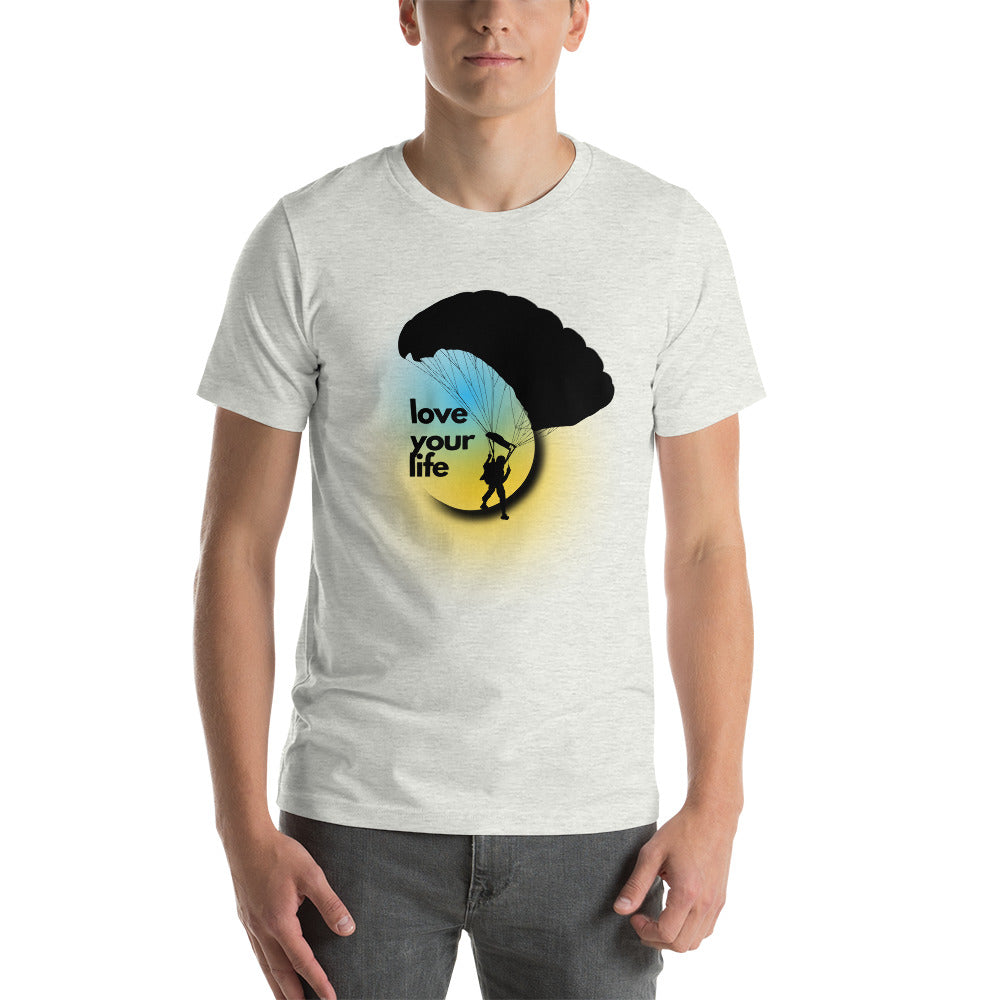 Parachuting Love Your Life Unisex T-Shirt