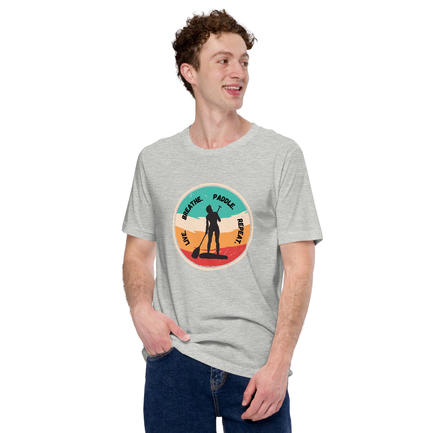 Paddleboarding Live, Breath Unisex T-Shirt