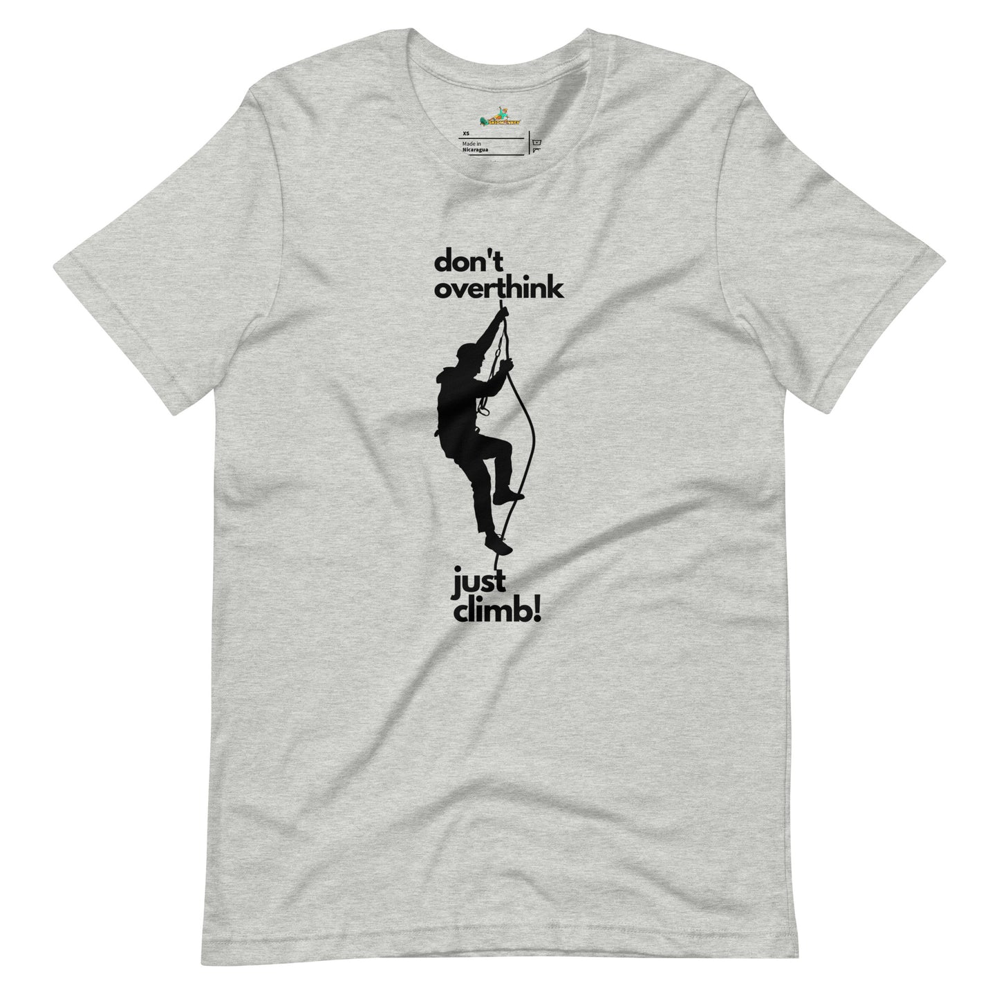 Climbing Don't Overthink Unisex T-Shirt