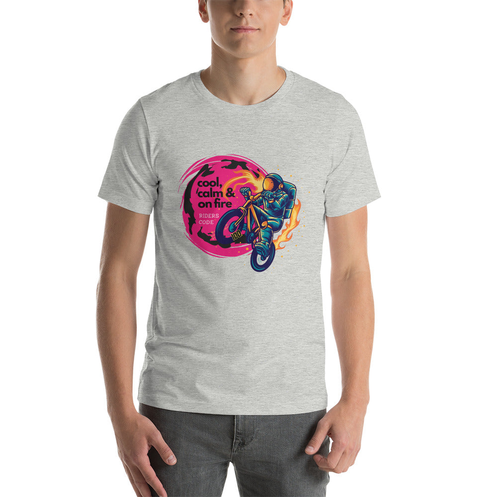 Riding Cool, Calm & On Fire Unisex T-Shirt