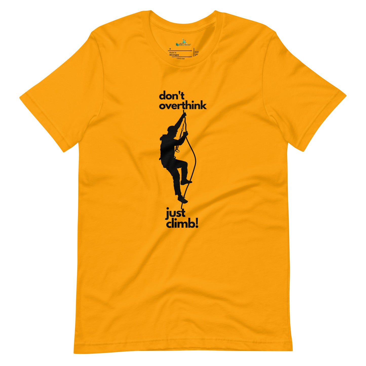 Climbing Don't Overthink Unisex T-Shirt