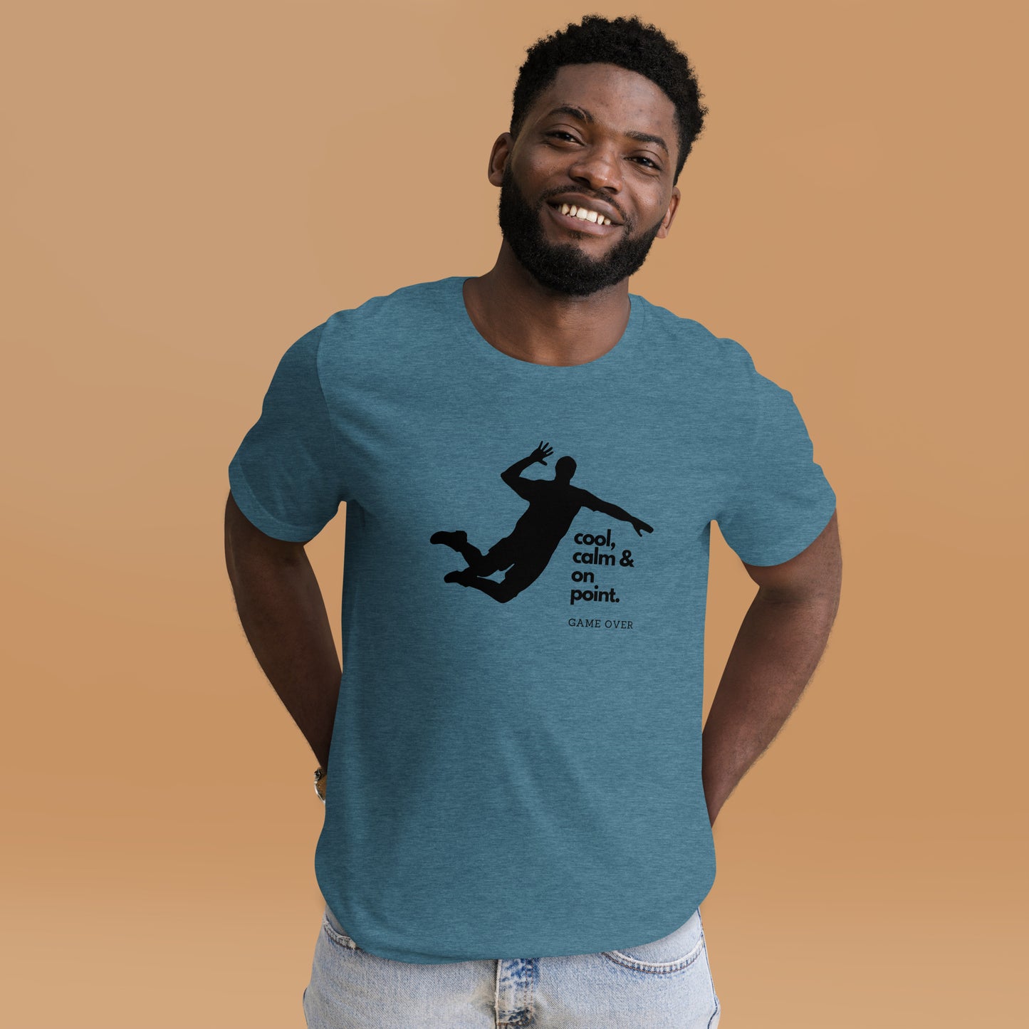 Volleyball Cool, Calm and On Point Unisex T-Shirt