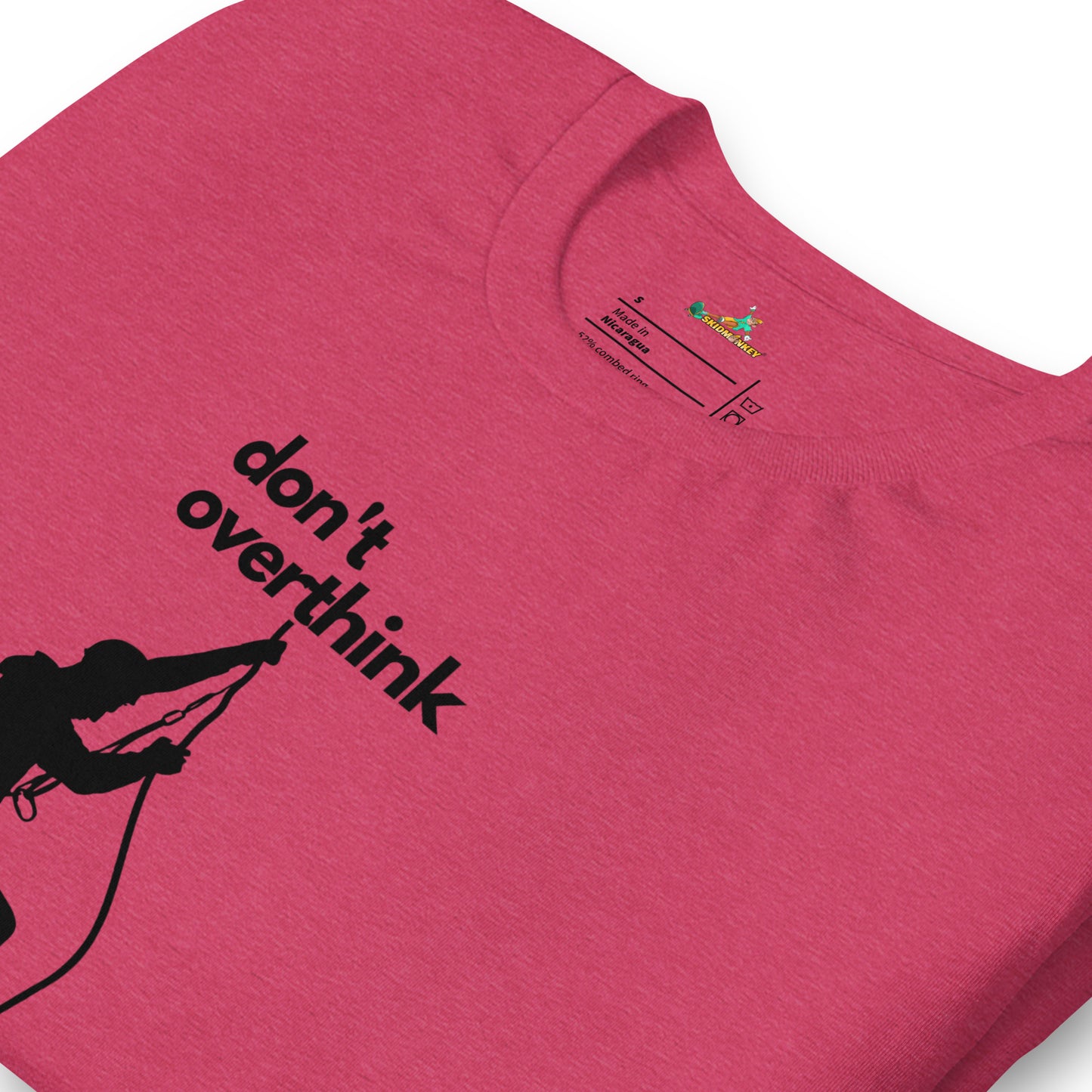 Climbing Don't Overthink Unisex T-Shirt