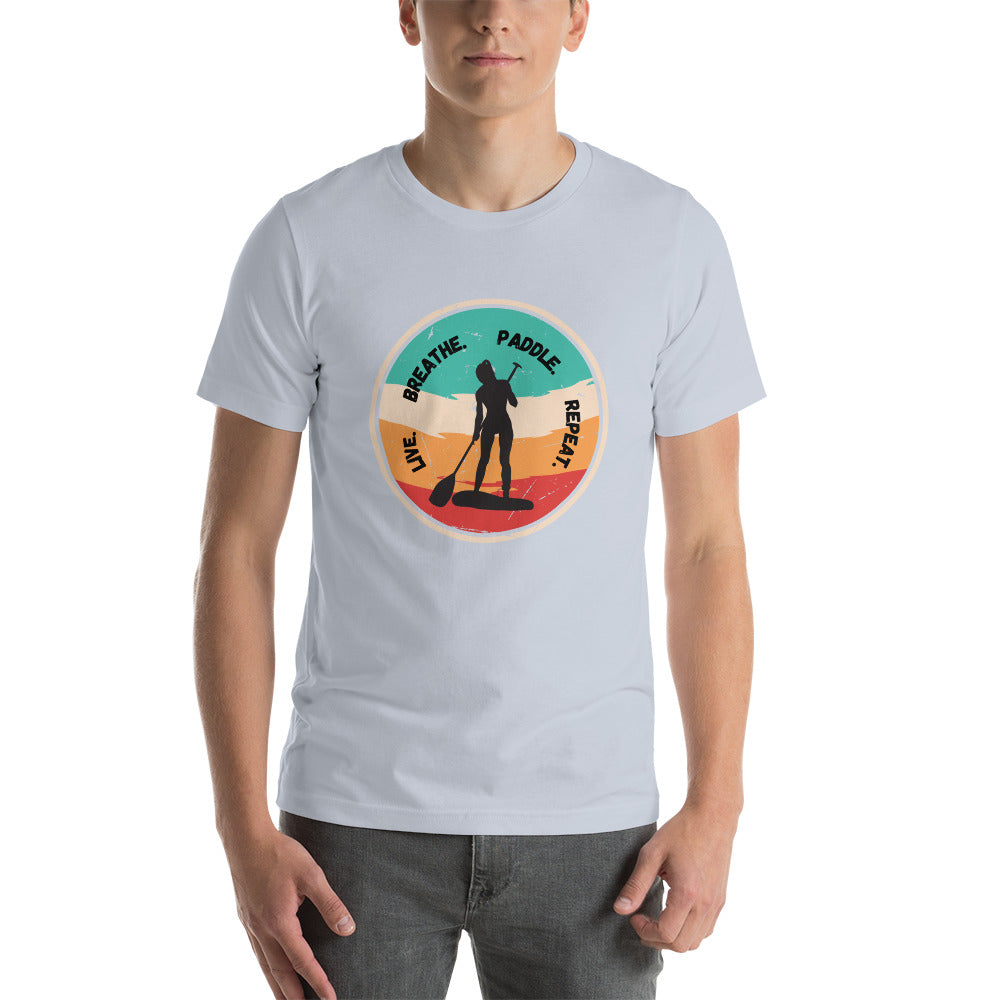 Paddleboarding Live, Breath Unisex T-Shirt