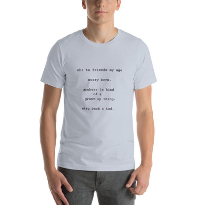 Archery Growing Up Unisex T-Shirt