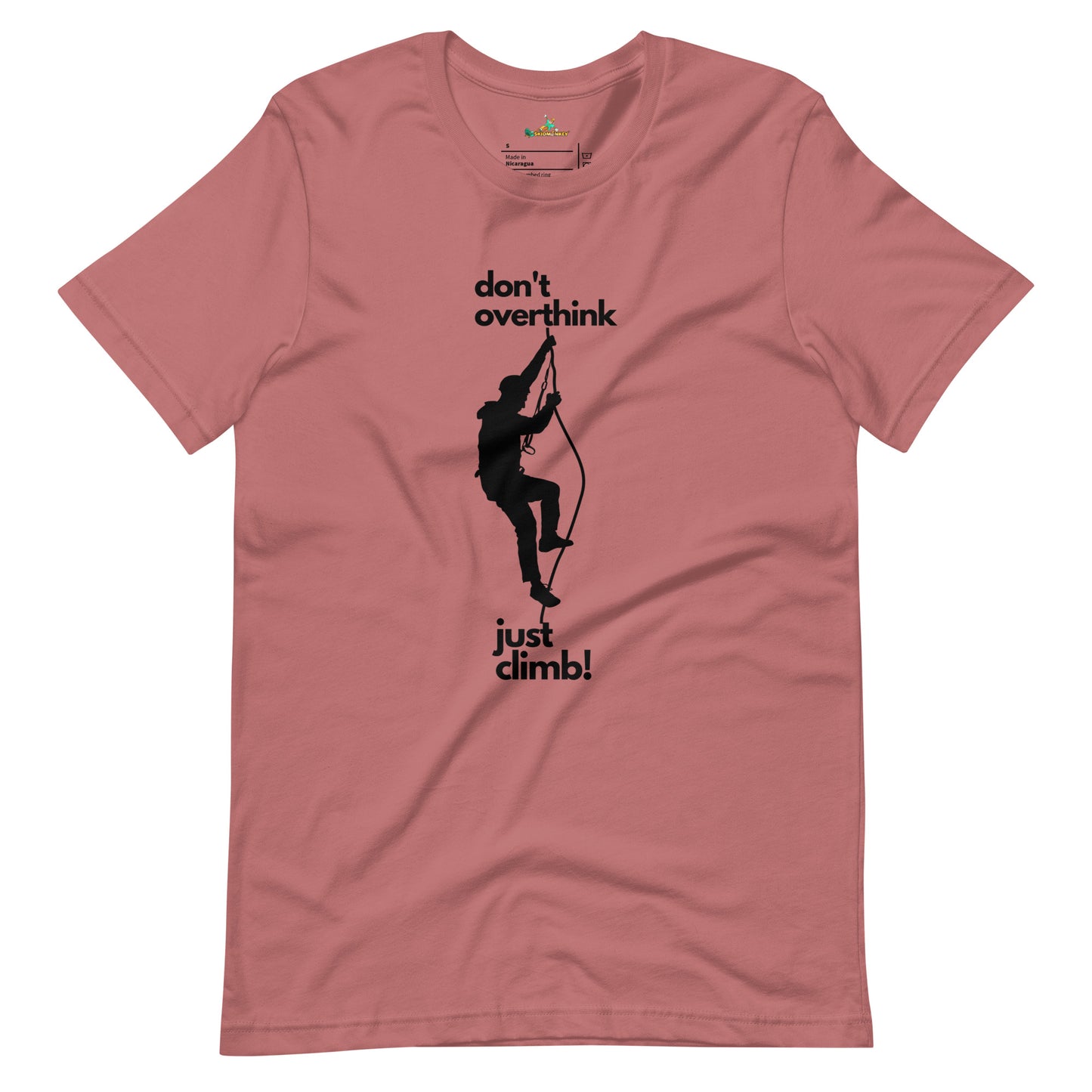 Climbing Don't Overthink Unisex T-Shirt