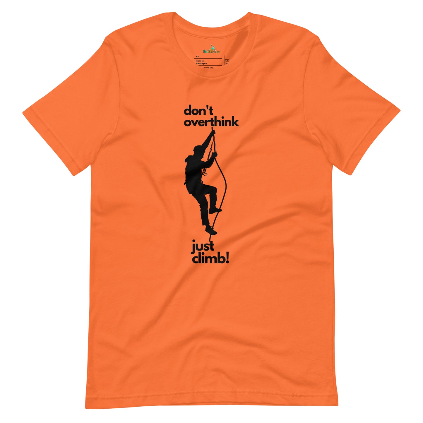 Climbing Don't Overthink Unisex T-Shirt