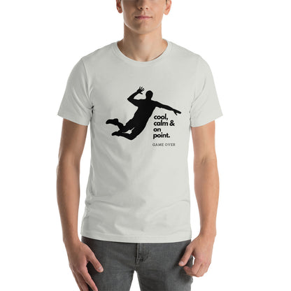 Volleyball Cool, Calm and On Point Unisex T-Shirt