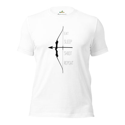 Archery Eat, Sleep, Shoot, Repeat Unisex T-Shirt