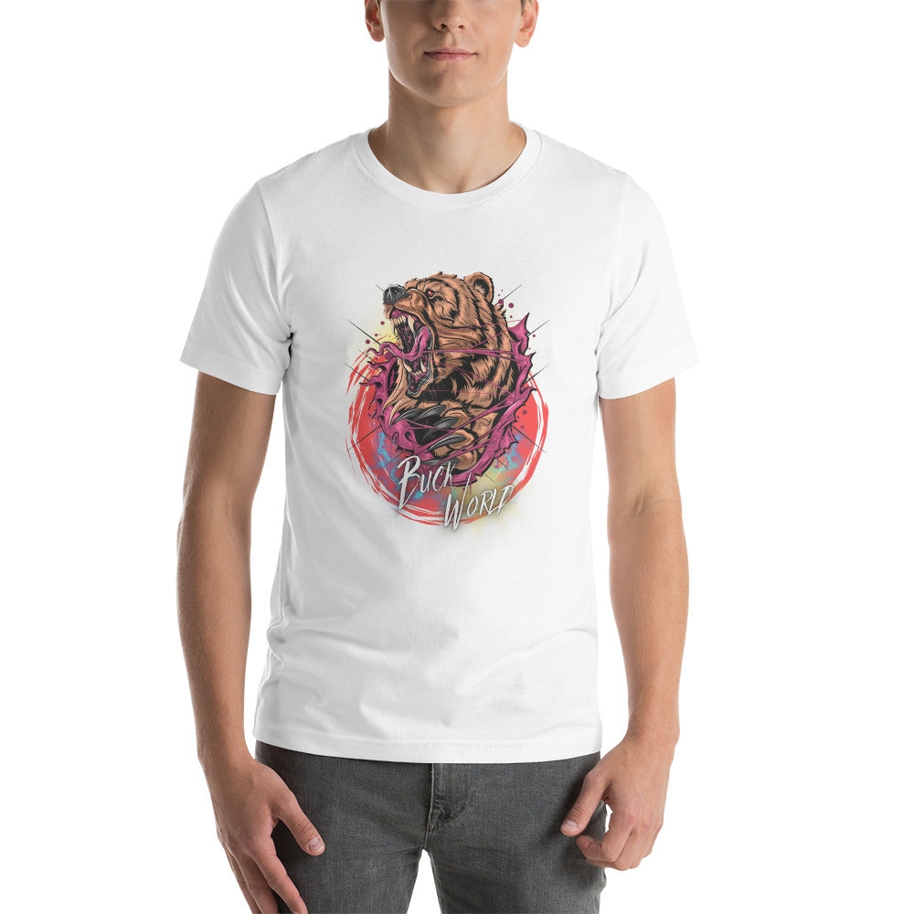 Hunting Buck World Bear Unisex T-Shirt