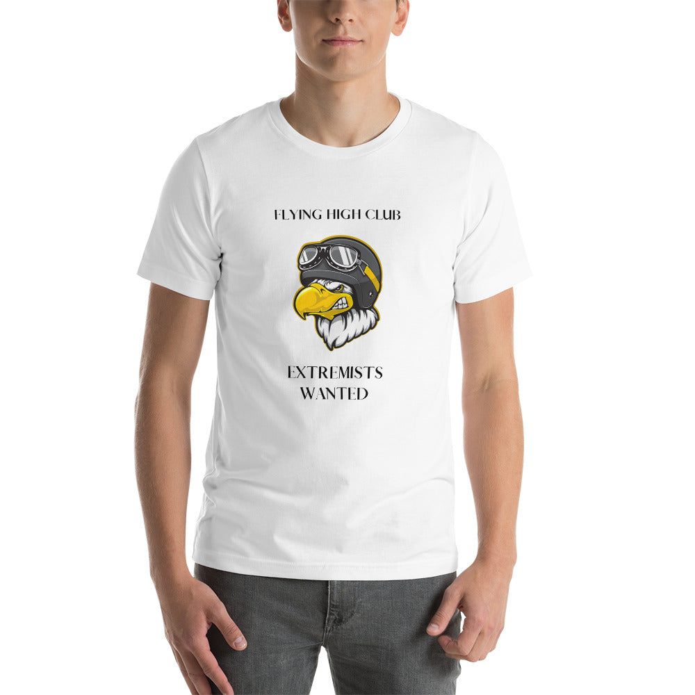 Skydiving Flying High Extremists Unisex T-Shirt