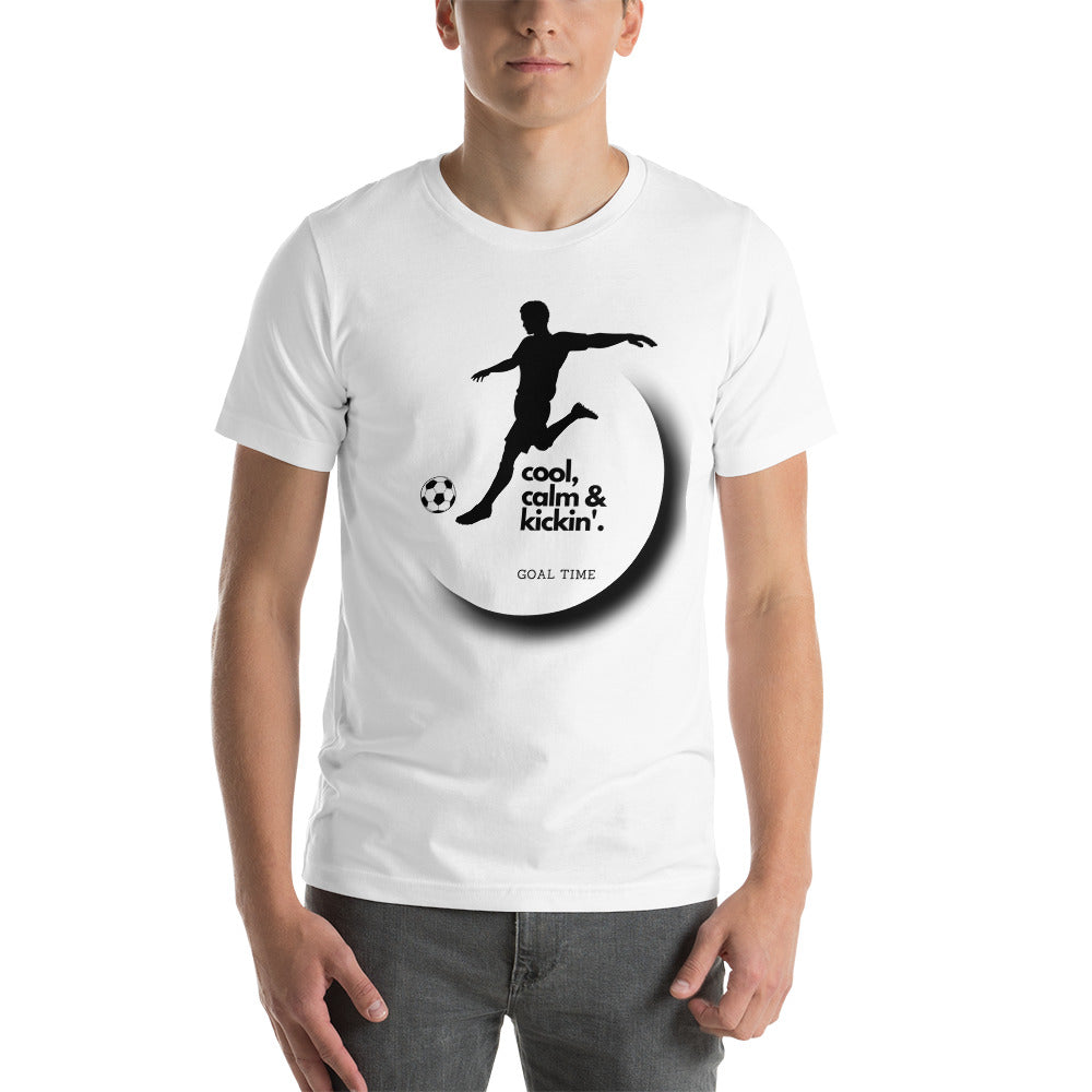 Soccer Cool, Calm and Kickin Unisex T-Shirt