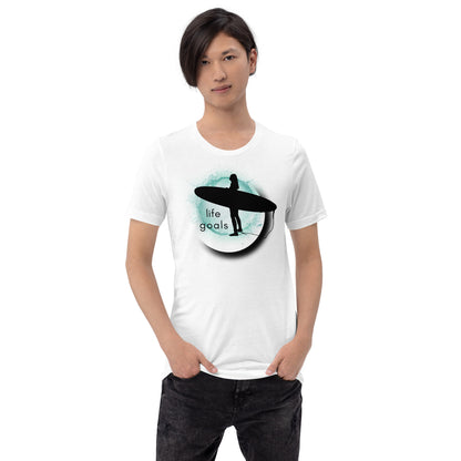 Surfing Life Goals Unisex T-Shirt