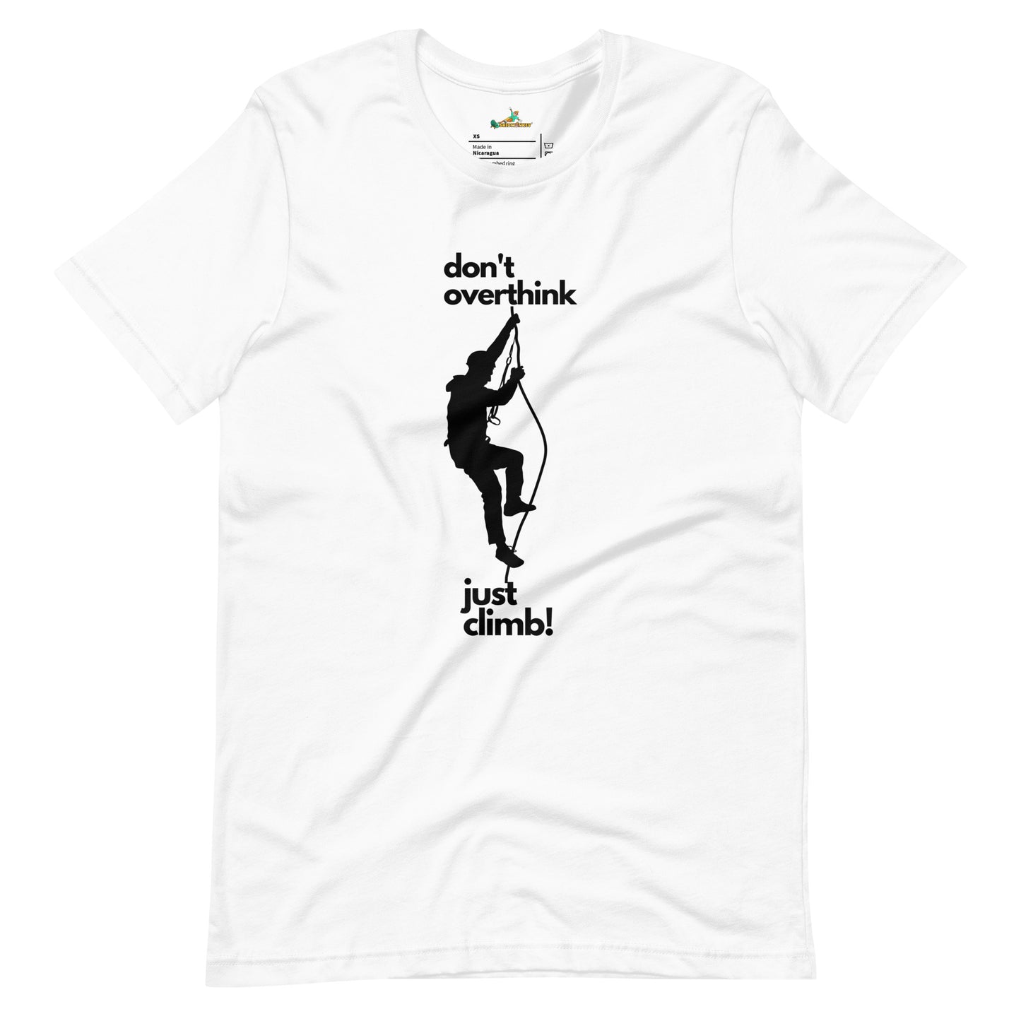 Climbing Don't Overthink Unisex T-Shirt