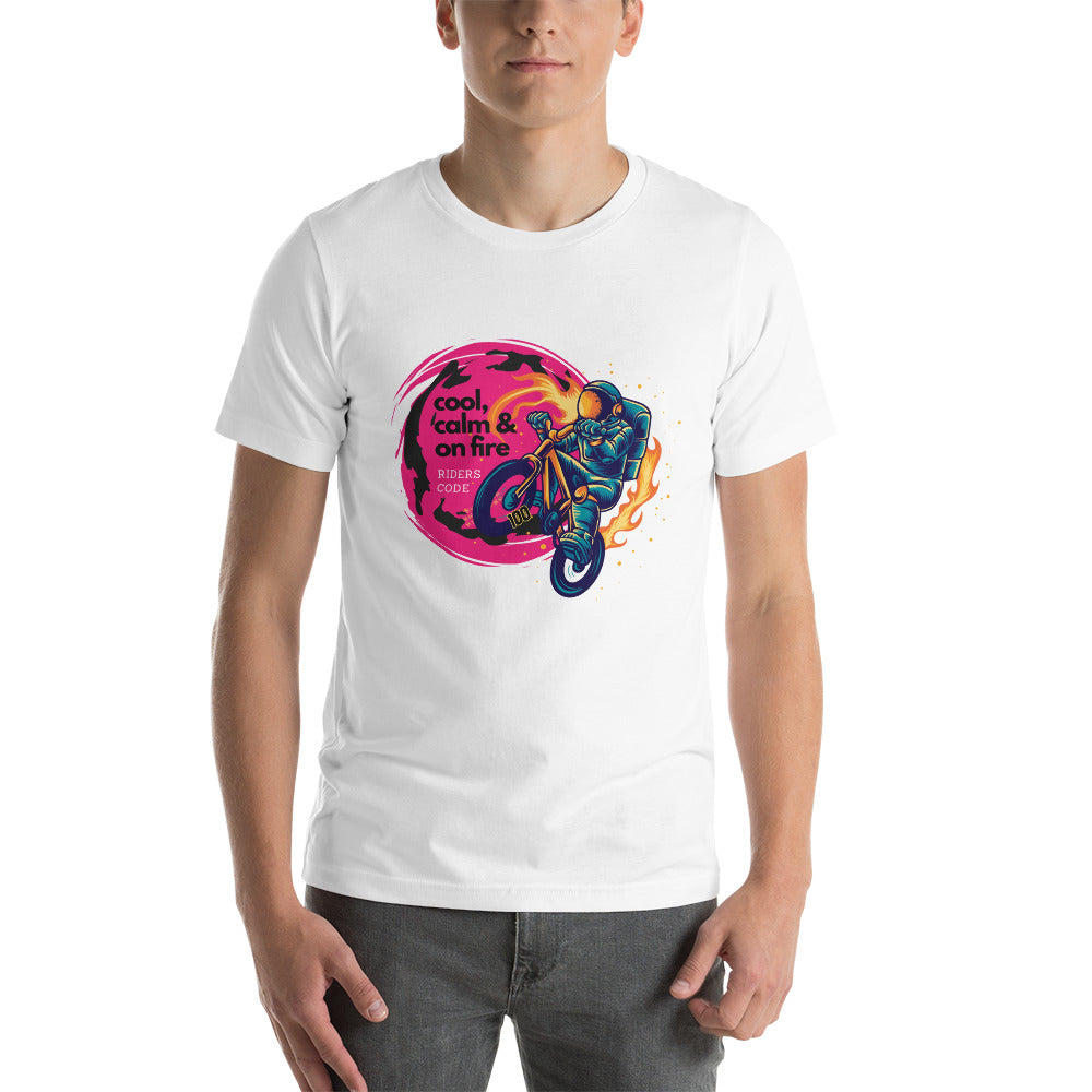 Riding Cool, Calm & On Fire Unisex T-Shirt