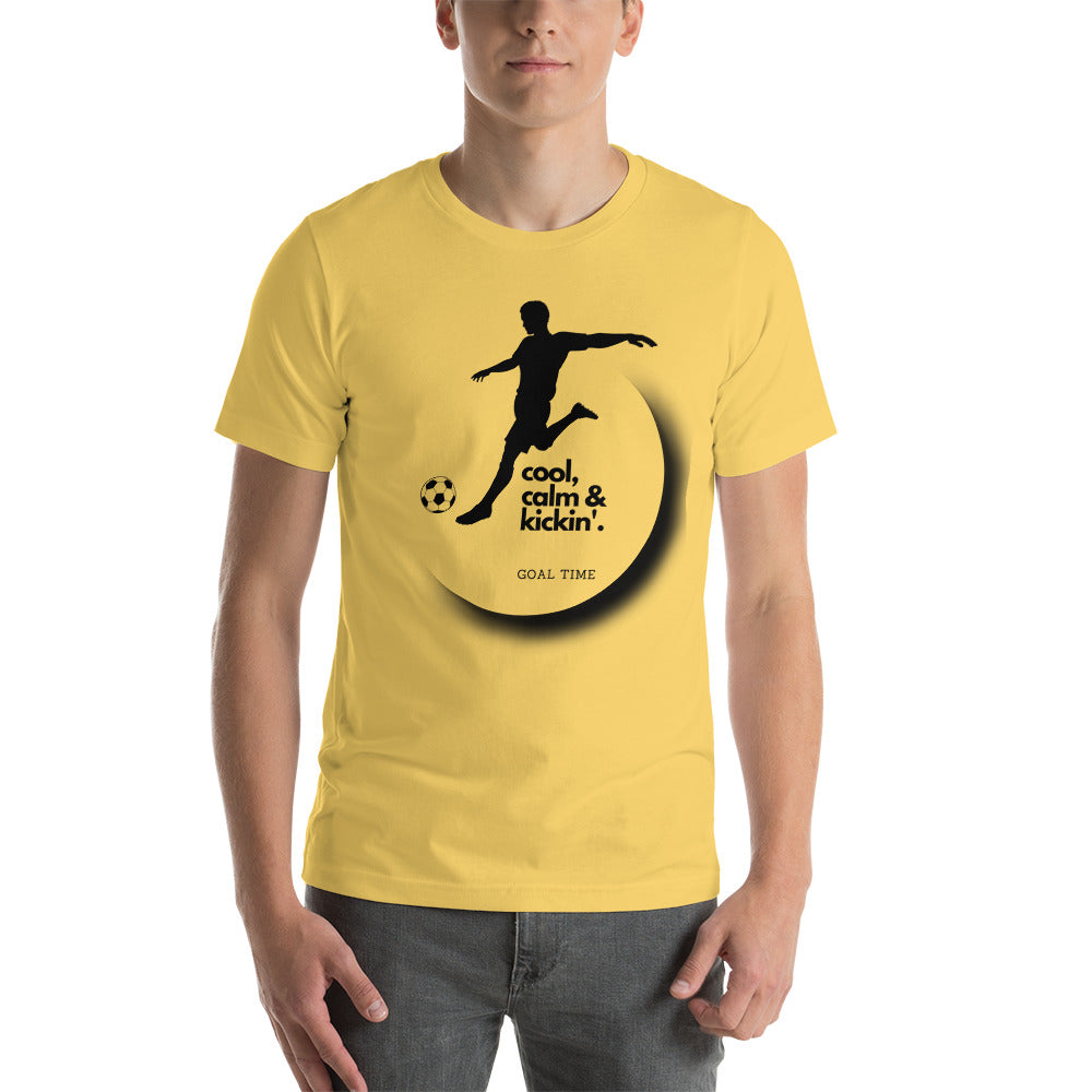 Soccer Cool, Calm and Kickin Unisex T-Shirt