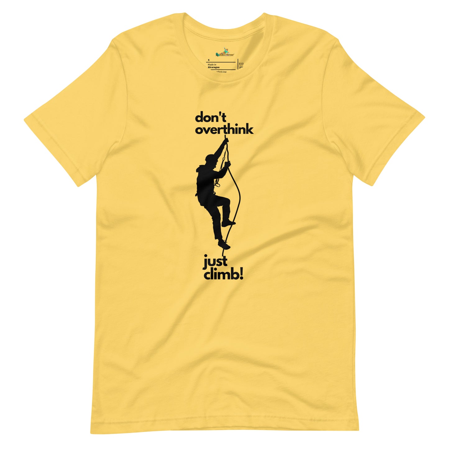 Climbing Don't Overthink Unisex T-Shirt