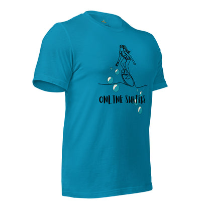 Surfing Online Surfers Unisex T-Shirt