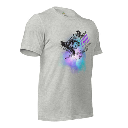 Skiing Chill Out Unisex T-Shirt