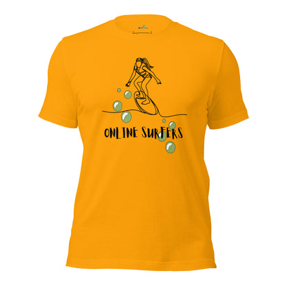 Surfing Online Surfers Unisex T-Shirt