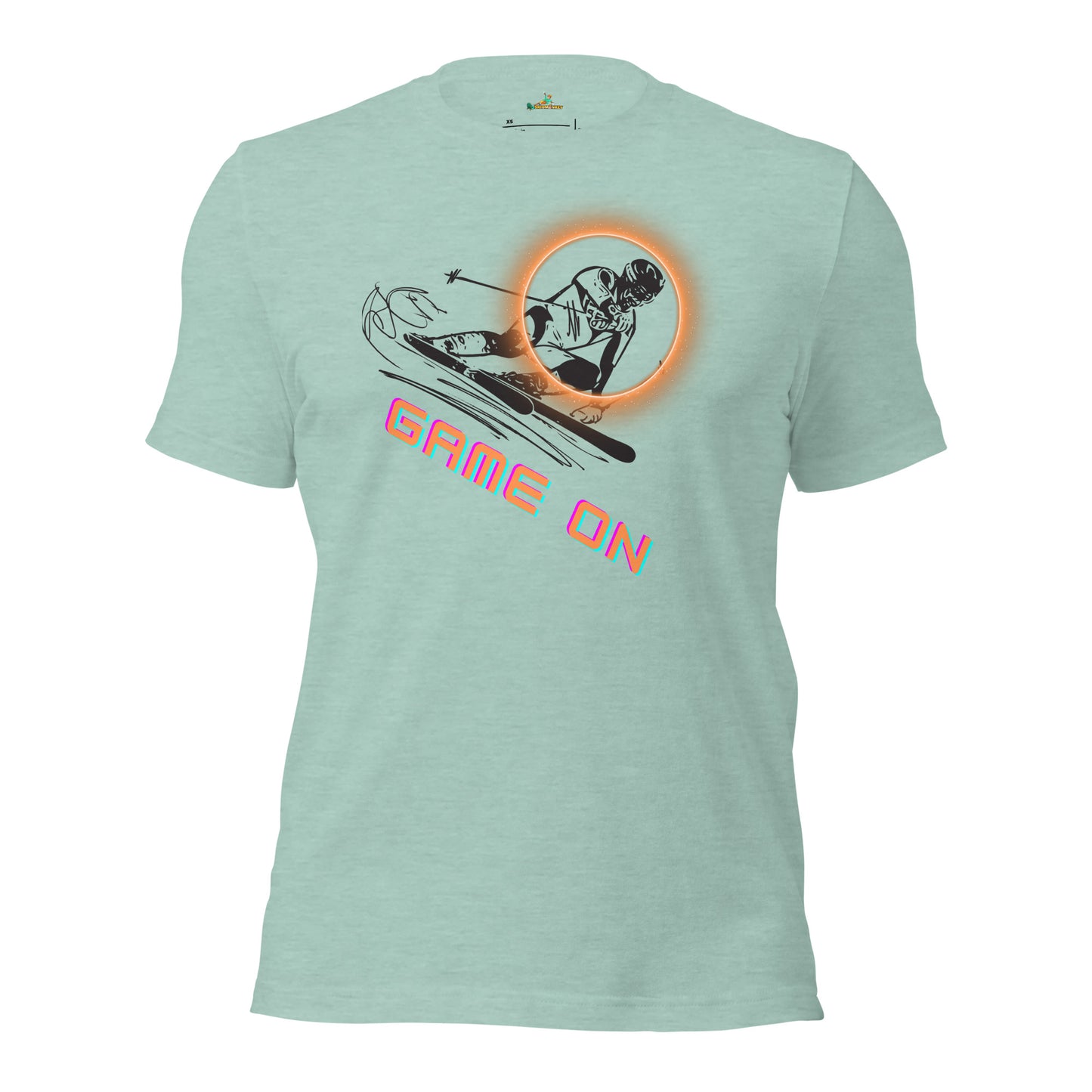 Skiing Game-On Unisex T-Shirt