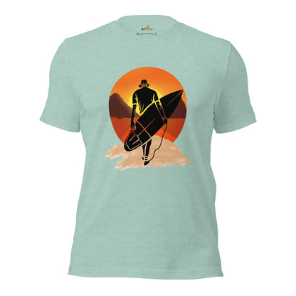 Surfing Sunset Surfer Unisex T-Shirt