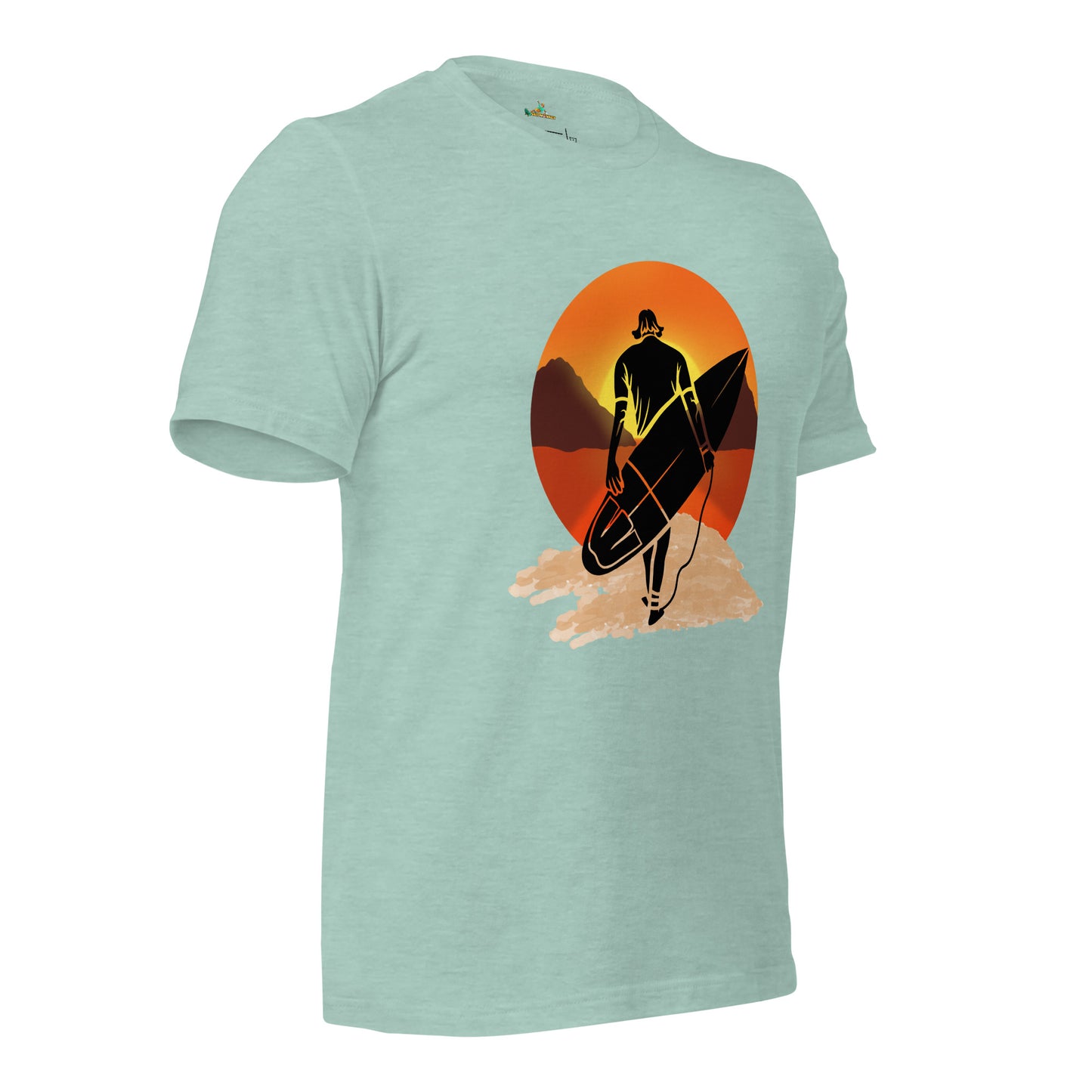 Surfing Sunset Surfer Unisex T-Shirt