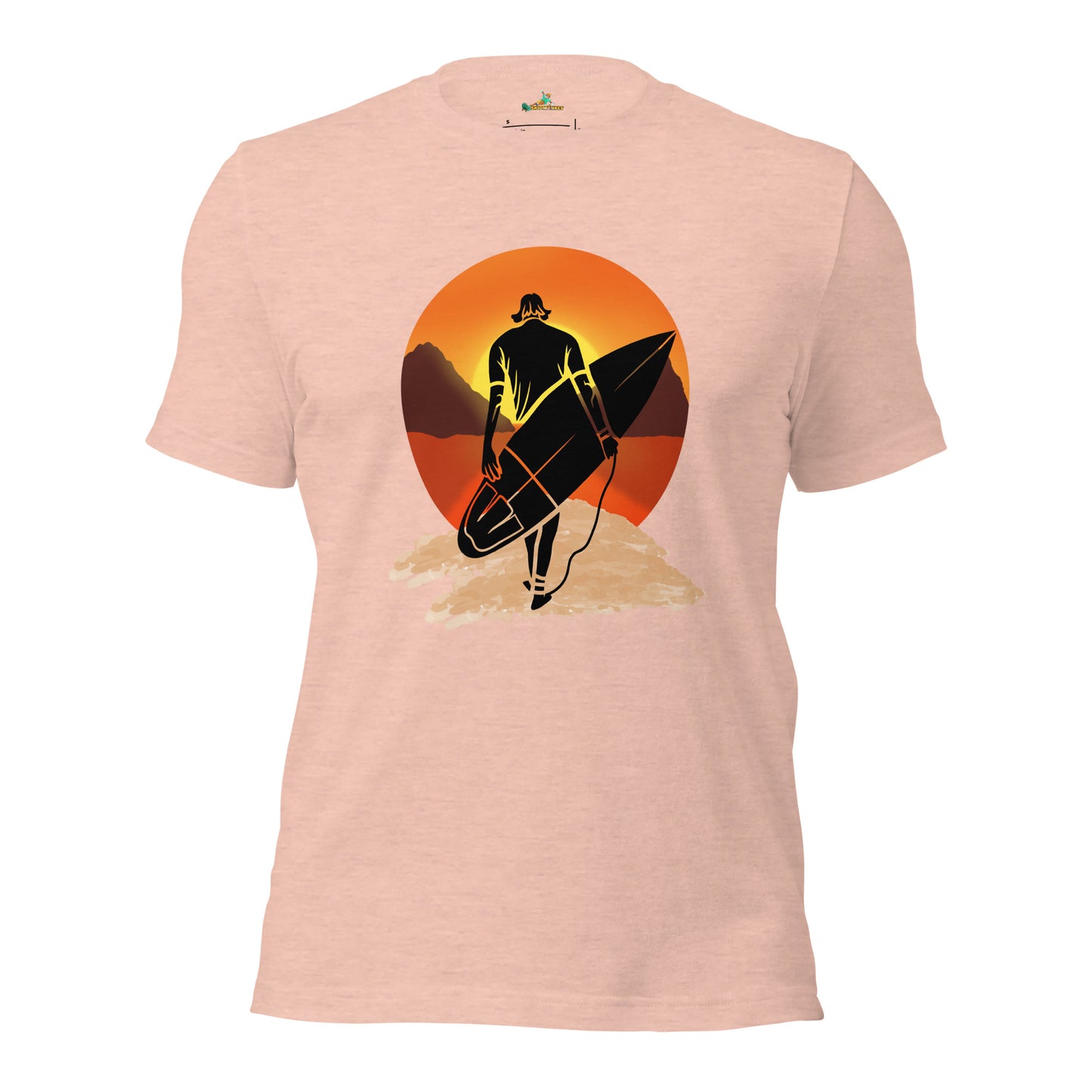 Surfing Sunset Surfer Unisex T-Shirt