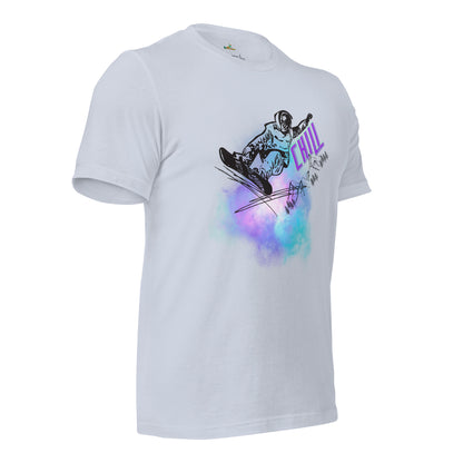 Skiing Chill Out Unisex T-Shirt