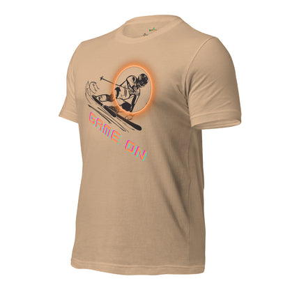 Skiing Game-On Unisex T-Shirt