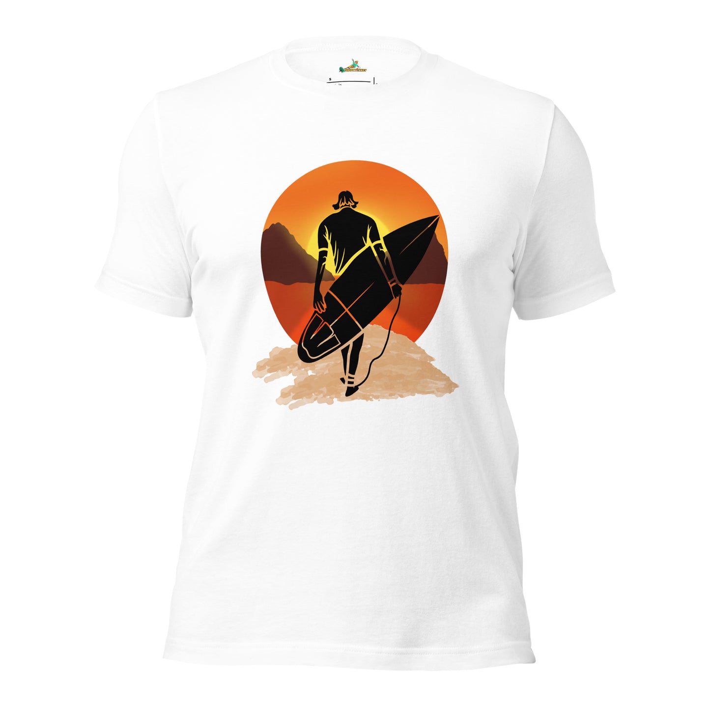 Surfing Sunset Surfer Unisex T-Shirt