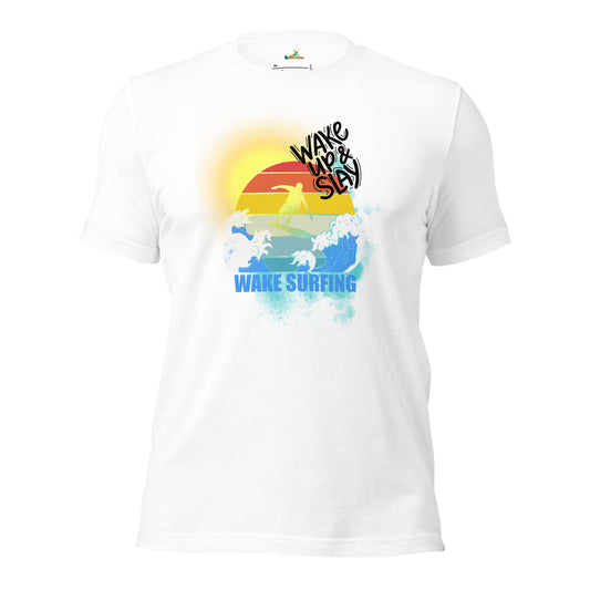 Wakeboarding Wake Up & Slay Unisex T-Shirt