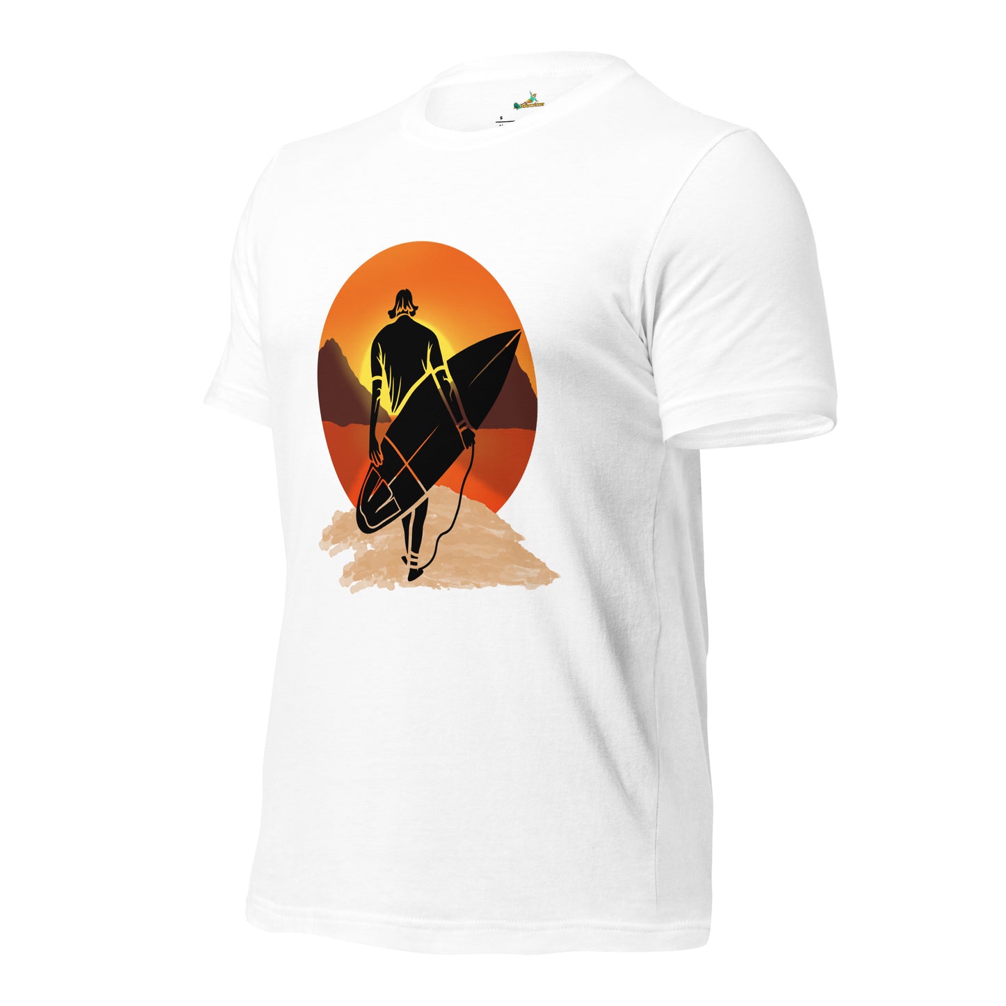 Surfing Sunset Surfer Unisex T-Shirt