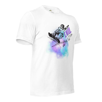 Skiing Chill Out Unisex T-Shirt