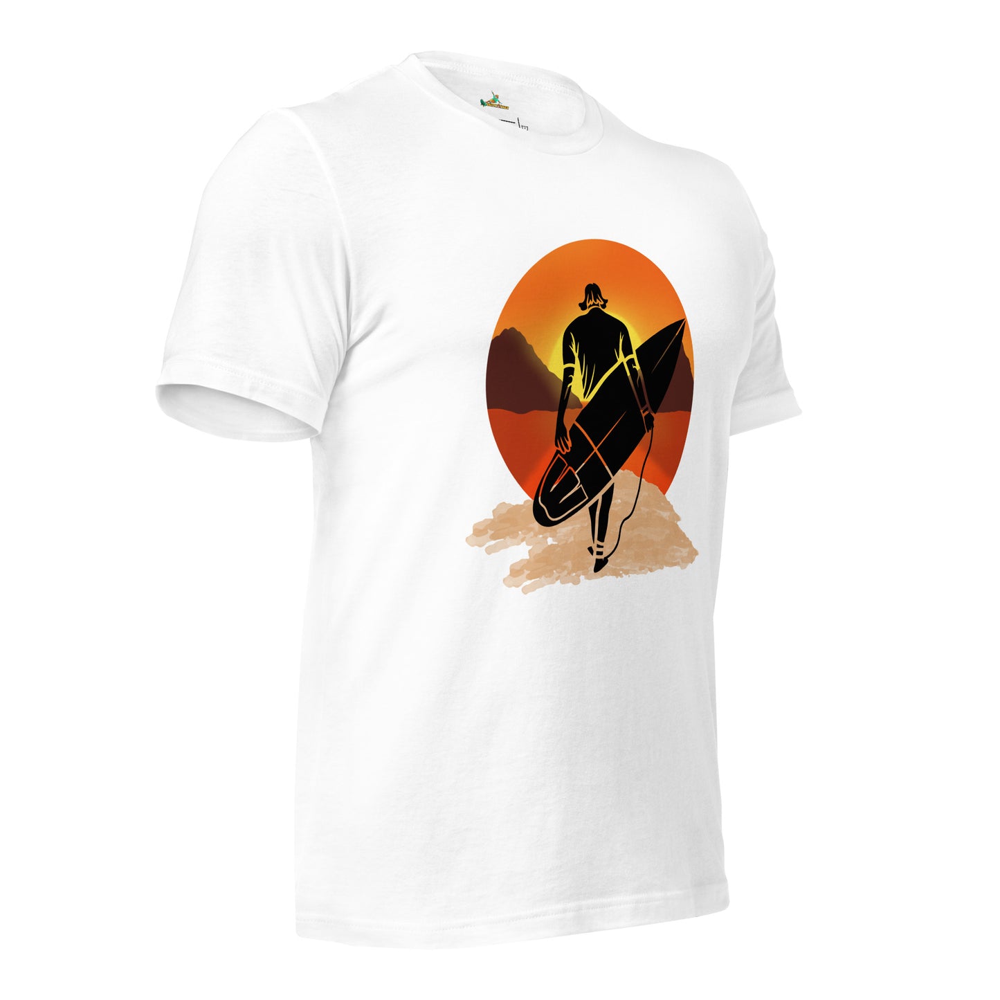 Surfing Sunset Surfer Unisex T-Shirt