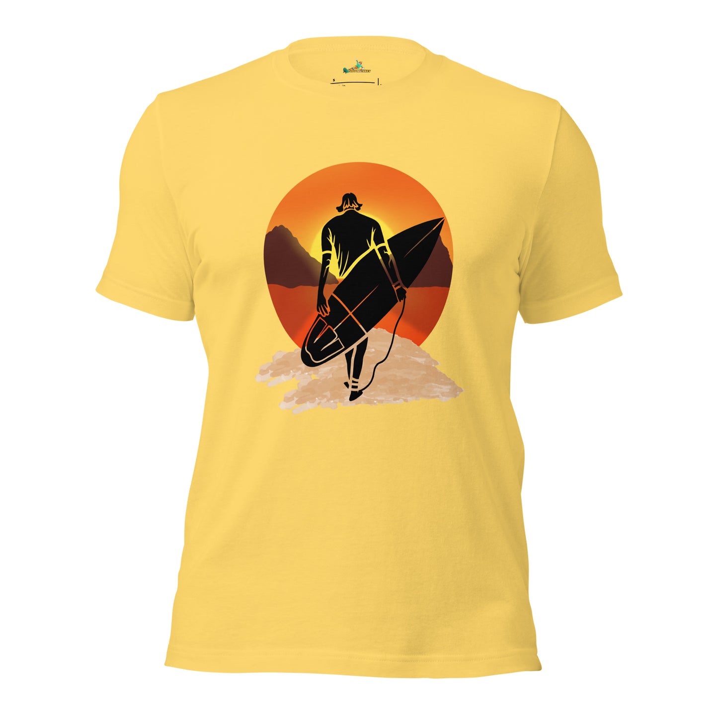 Surfing Sunset Surfer Unisex T-Shirt